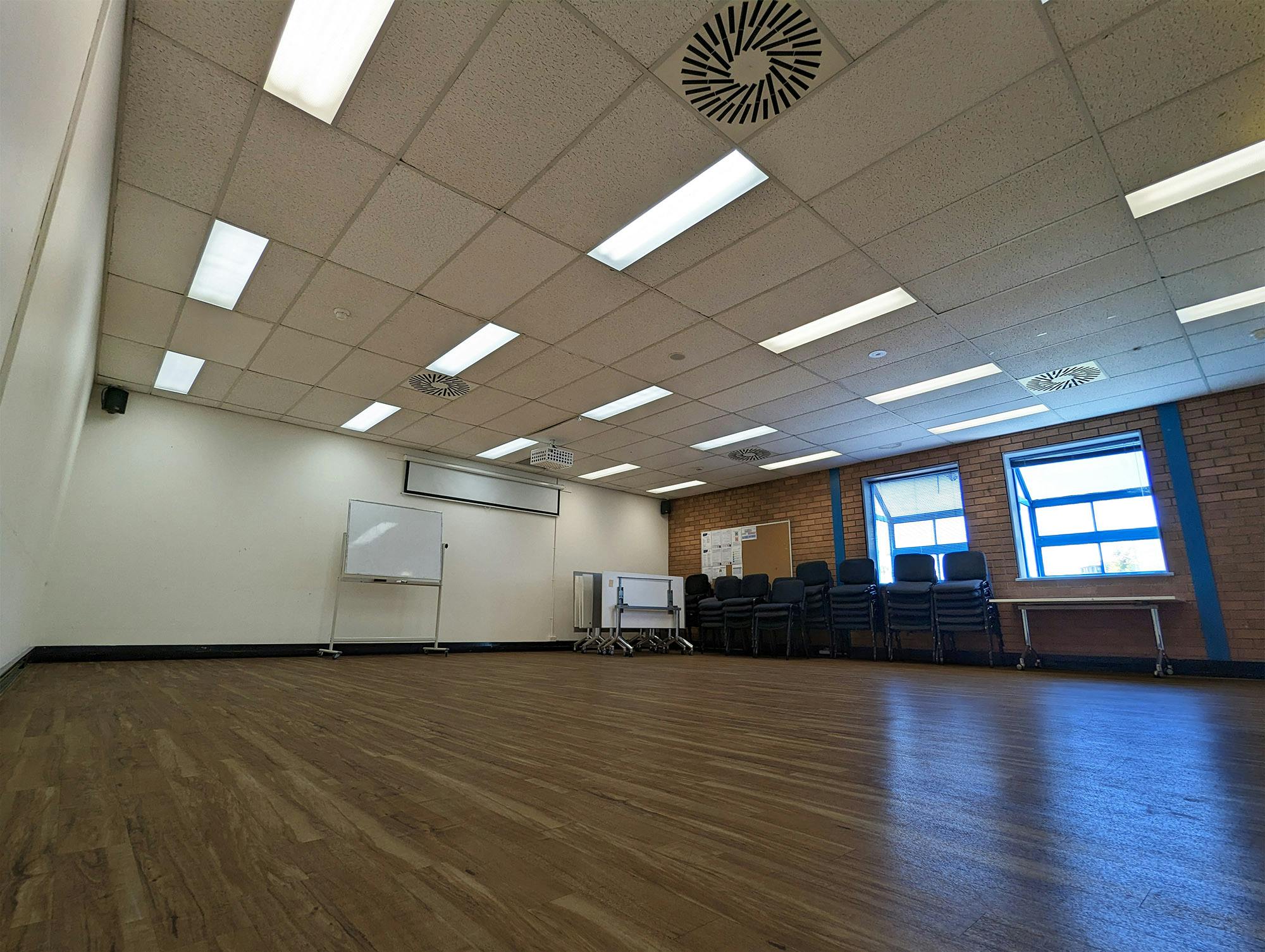A photograph of Meeting Room Two at the Belconnen Community Centre
