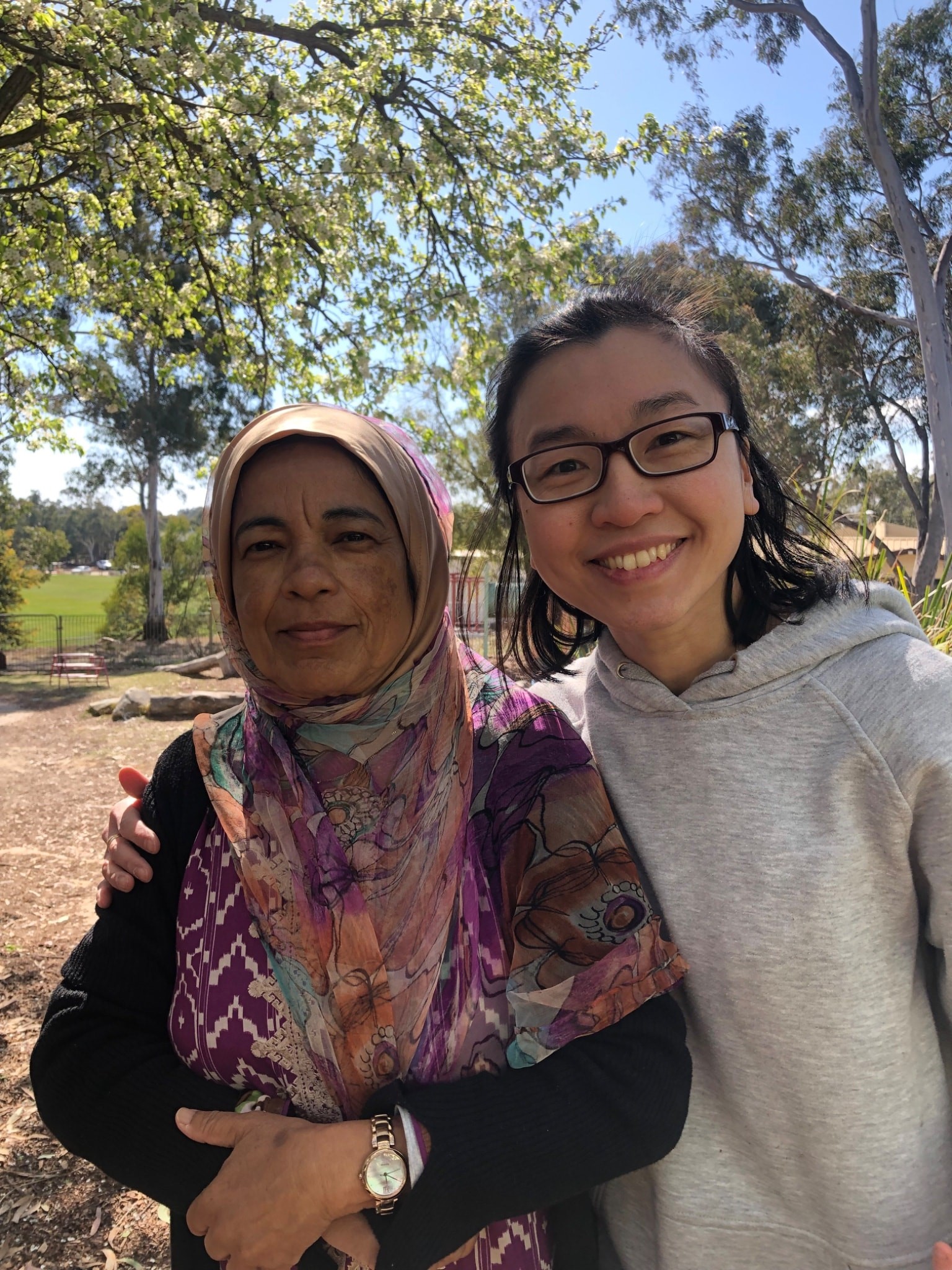 Nadira and Shirley, Bruce Early Childhood Centre Educators