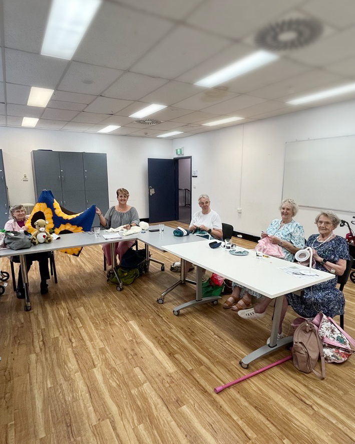 Therese at Involve sewing group