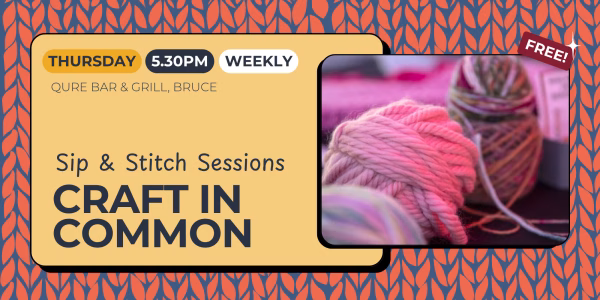 Craft in Common: Sip & Stitch Sessions